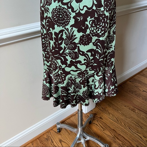 Madison Leigh - Summer to Autumn Brown and Mint Green Dress - Picture 8 of 9